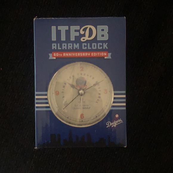 DODGER BASEBALL ALARM CLOCK - Picture 4 of 5